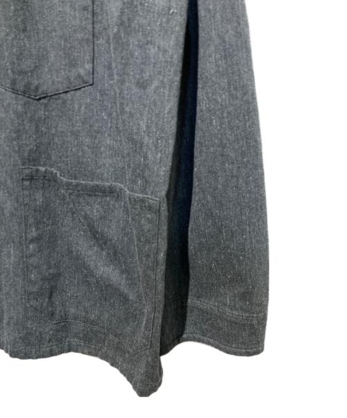 ULTERIOR（アルテリア）ULTERIOR (アルテリア) RECYCLED DENIM WORK JKT グレー サイズ:4の古着・服飾アイテム