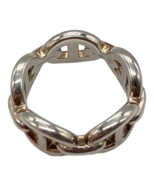 HERMES（エルメス）HERMES (エルメス) シェーヌダンクル アンシェネ リング シルバー サイズ:11号の古着・服飾アイテム