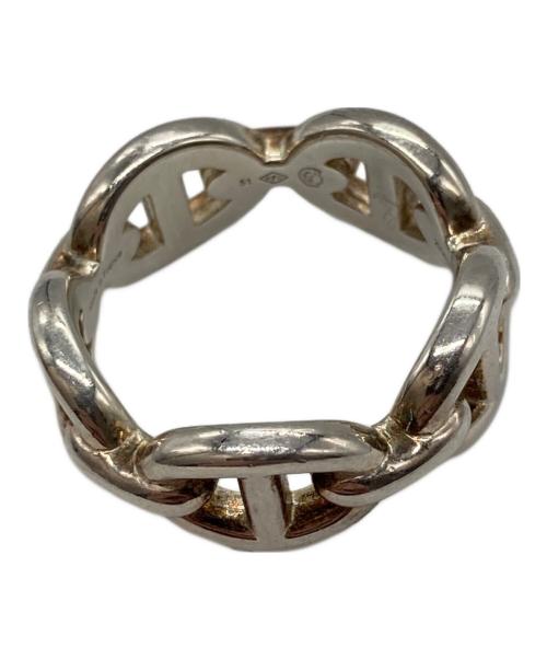 HERMES（エルメス）HERMES (エルメス) シェーヌダンクル アンシェネ リング シルバー サイズ:11号の古着・服飾アイテム