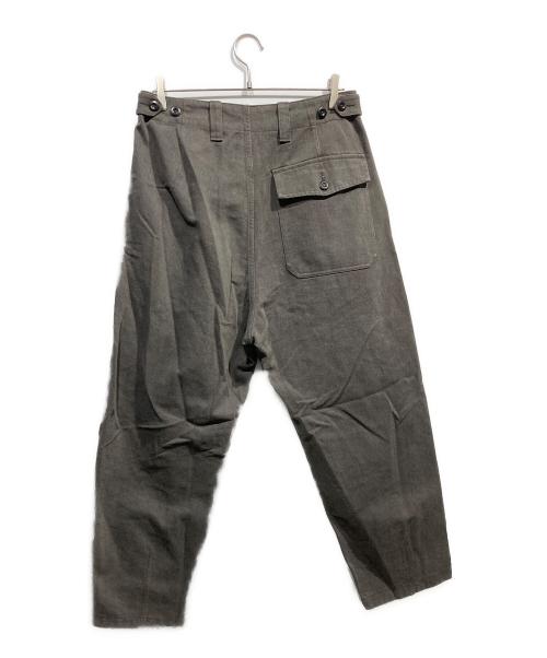 MHL（エムエイチエル）MHL (エムエイチエル) FADED COTTON DRILL TROUSERS ブラウン サイズ:L 未使用品の古着・服飾アイテム