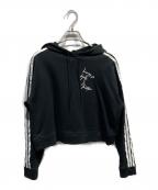 Y-3ワイスリー）の古着「筆記体ロゴプリントプルオーバーパーカー」｜ブラック