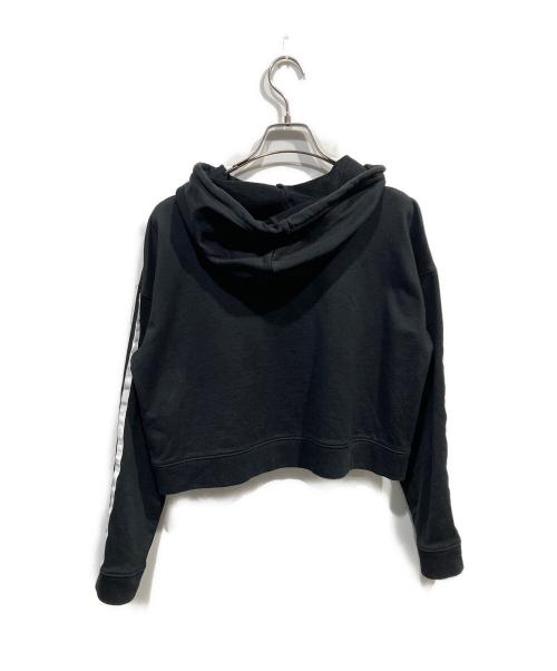 Y-3（ワイスリー）Y-3 (ワイスリー) 筆記体ロゴプリントプルオーバーパーカー ブラック サイズ:Sの古着・服飾アイテム