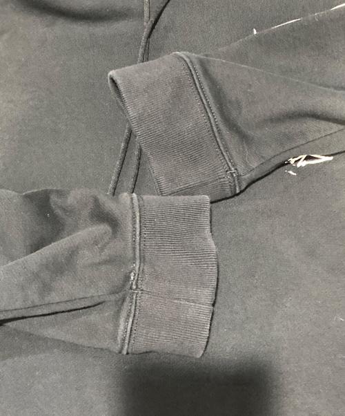 Y-3（ワイスリー）Y-3 (ワイスリー) 筆記体ロゴプリントプルオーバーパーカー ブラック サイズ:Sの古着・服飾アイテム