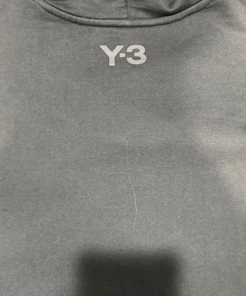 Y-3（ワイスリー）Y-3 (ワイスリー) 筆記体ロゴプリントプルオーバーパーカー ブラック サイズ:Sの古着・服飾アイテム