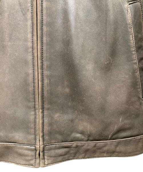 POLO RALPH LAUREN（ポロ・ラルフローレン）POLO RALPH LAUREN (ポロ・ラルフローレン) シープレザージャケット ブラウン サイズ:LLの古着・服飾アイテム