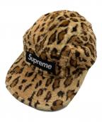SUPREME×GOODENOUGHシュプリーム×）の古着「Crushed Rayon Camp Cap」｜Leopard