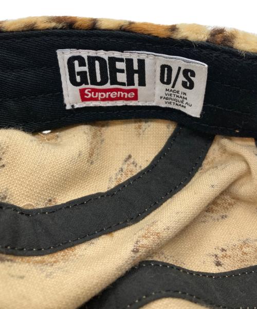 SUPREME（シュプリーム）Supreme (シュプリーム) GOODENOUGH Crushed Rayon Camp Cap Leopardの古着・服飾アイテム