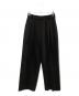 TODAYFUL（トゥデイフル）の古着「Bonding Wide Trousers」｜ブラック