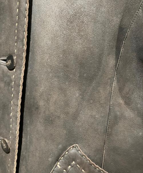 FENDI（フェンディ）FENDI (フェンディ) リバーシブルムートンジャケット ブラウン サイズ:42の古着・服飾アイテム