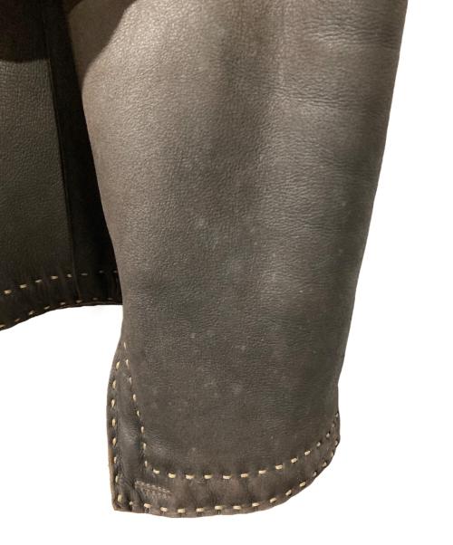 FENDI（フェンディ）FENDI (フェンディ) リバーシブルムートンジャケット ブラウン サイズ:42の古着・服飾アイテム