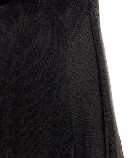 DIESEL（ディーゼル）DIESEL (ディーゼル) K-IRINI ドライバーズニット グレー×イエロー サイズ:Lの古着・服飾アイテム