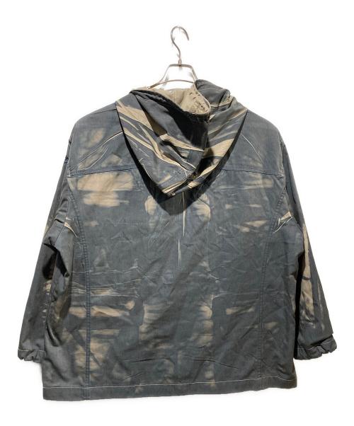 DIESEL（ディーゼル）DIESEL (ディーゼル) J-Cadmusフード付き総柄 ジャケット インディゴ サイズ:46の古着・服飾アイテム