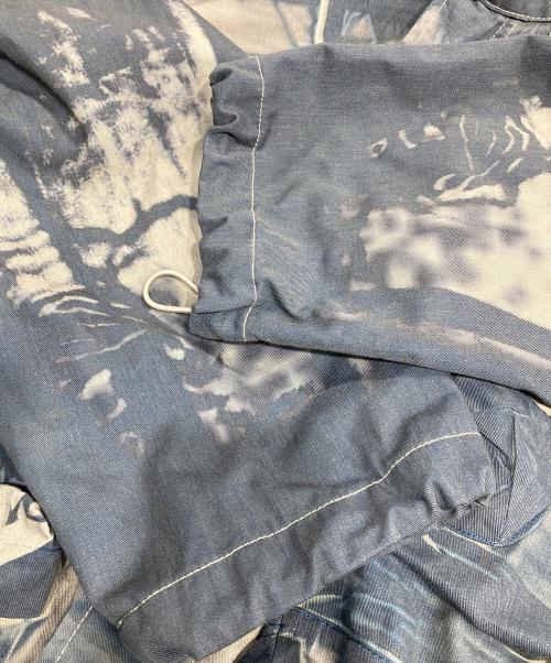 DIESEL（ディーゼル）DIESEL (ディーゼル) J-Cadmusフード付き総柄 ジャケット インディゴ サイズ:46の古着・服飾アイテム