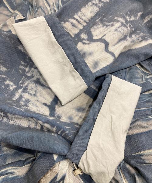 DIESEL（ディーゼル）DIESEL (ディーゼル) J-Cadmusフード付き総柄 ジャケット インディゴ サイズ:46の古着・服飾アイテム
