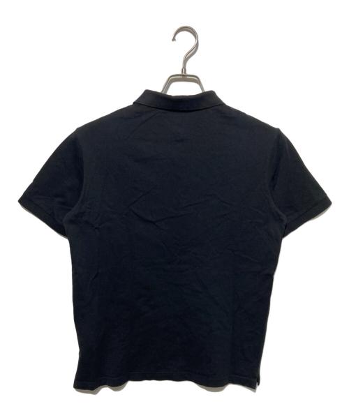 PRADA（プラダ）PRADA (プラダ) PIQUETトライアングルロゴポロシャツ ブラック サイズ:XSの古着・服飾アイテム