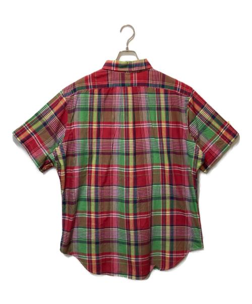 RALPH LAUREN（ラルフローレン）RALPH LAUREN (ラルフローレン) インド製半袖チェックシャツ グリーン サイズ:ＸＬの古着・服飾アイテム