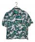 dhruv kapoor（ドゥルーフカプール）の古着「DOODLES CROPPED SHIRT」｜グレー×グリーン