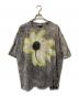 DIESEL（ディーゼル）の古着「花柄ウォッシュド加工Tシャツ/T-WASH-H3」｜グレー