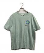 maison kitsuneメゾンキツネ）の古着「Floating Flower Tシャツ」｜ミントグリーン