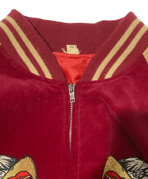 VINTAGE（ヴィンテージ）vintage (ヴィンテージ) 龍鷹別珍スカジャン レッド サイズ:FREEの古着・服飾アイテム