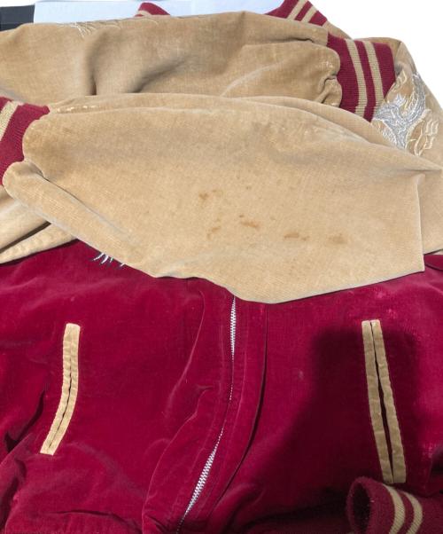 VINTAGE（ヴィンテージ）vintage (ヴィンテージ) 龍鷹別珍スカジャン レッド サイズ:FREEの古着・服飾アイテム