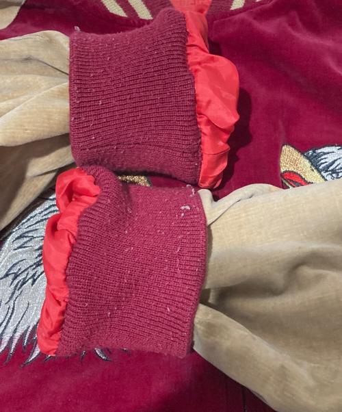 VINTAGE（ヴィンテージ）vintage (ヴィンテージ) 龍鷹別珍スカジャン レッド サイズ:FREEの古着・服飾アイテム