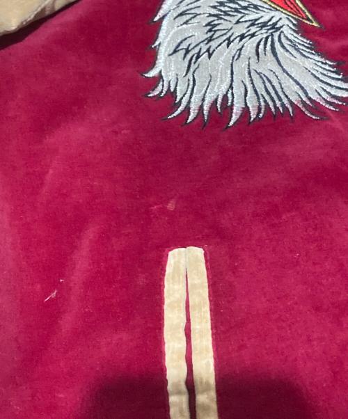 VINTAGE（ヴィンテージ）vintage (ヴィンテージ) 龍鷹別珍スカジャン レッド サイズ:FREEの古着・服飾アイテム