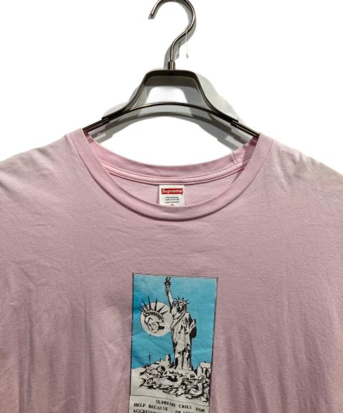 SUPREME（シュプリーム）SUPREME (シュプリーム) 24AW 自由の女神 グラフィック Tシャツ ピンク サイズ:XLの古着・服飾アイテム