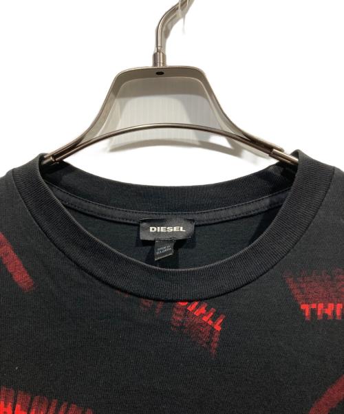 DIESEL（ディーゼル）DIESEL (ディーゼル) グラフィックTシャツ ブラック サイズ:Ｍの古着・服飾アイテム