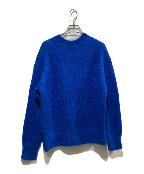 EVERYDAY I LIKE.（エヴリデイ アイ ライク）EVERYDAY I LIKE. (エヴリデイ アイ ライク) Mohair Silk Fluffy/モヘアニットセーター ブルー サイズ:不明の古着・服飾アイテム