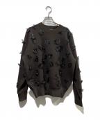 VERMEIL par ienaヴェルメイユ パー イエナ）の古着「petal knit プルオーバー」｜ブラウン