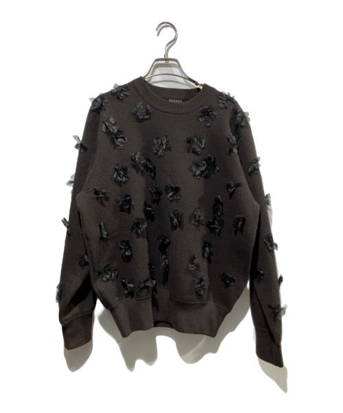 VERMEIL par iena（ヴェルメイユ パー イエナ）VERMEIL par iena (ヴェルメイユ パー イエナ) petal knit プルオーバー ブラウン サイズ:不明の古着・服飾アイテム