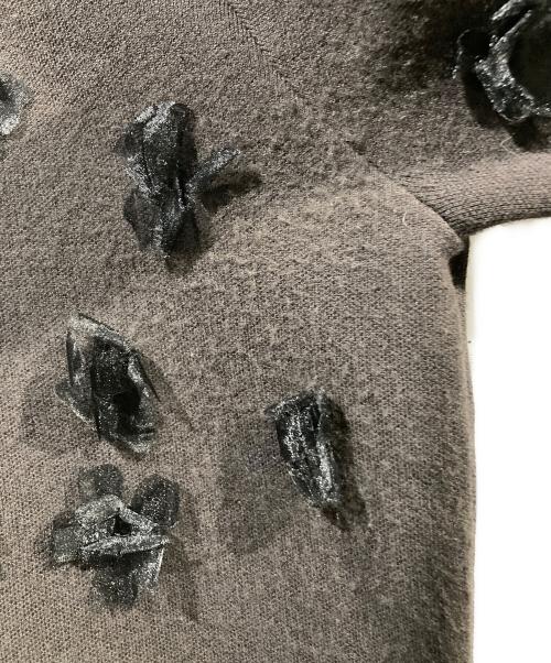 VERMEIL par iena（ヴェルメイユ パー イエナ）VERMEIL par iena (ヴェルメイユ パー イエナ) petal knit プルオーバー ブラウン サイズ:不明の古着・服飾アイテム