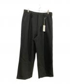 CHAOS FISHING CLUBカオスフィッシングクラブ）の古着「Two Tuck Normal Pants」｜ブラック