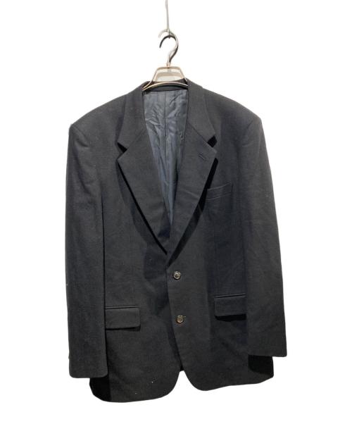 ISSEY MIYAKE（イッセイミヤケ）ISSEY MIYAKE (イッセイミヤケ) 80’s 2Bボタンテーラートジャケットセットアップスーツ ブラック サイズ:Lの古着・服飾アイテム