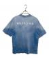 BALENCIAGA (バレンシアガ) ロゴプリントTシャツ ブルー サイズ:S：30000円