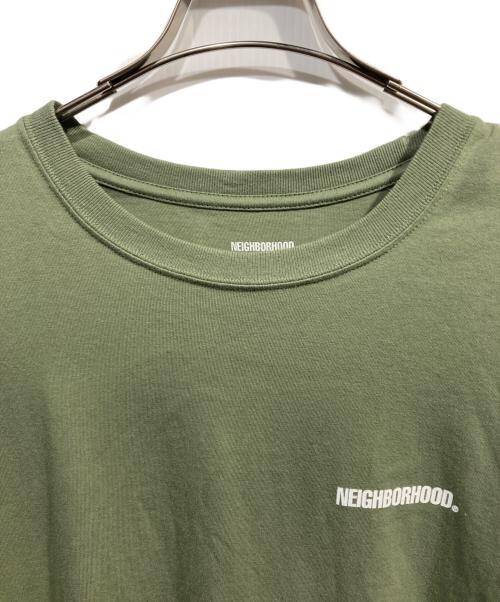 NEIGHBORHOOD（ネイバーフッド）NEIGHBORHOOD (ネイバーフッド) ロングスリーブカットソー グリーン サイズ:Ｌの古着・服飾アイテム