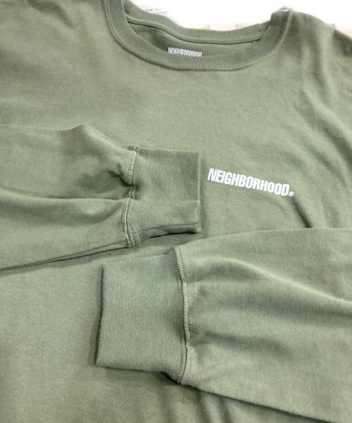 NEIGHBORHOOD（ネイバーフッド）NEIGHBORHOOD (ネイバーフッド) ロングスリーブカットソー グリーン サイズ:Ｌの古着・服飾アイテム