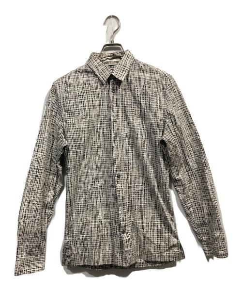 BALENCIAGA（バレンシアガ）BALENCIAGA (バレンシアガ) PATTERN SHIRT グレー サイズ:Mの古着・服飾アイテム