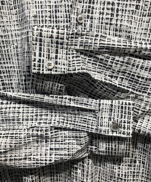 BALENCIAGA（バレンシアガ）BALENCIAGA (バレンシアガ) PATTERN SHIRT グレー サイズ:Mの古着・服飾アイテム