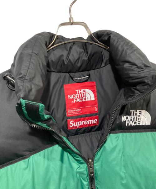 THE NORTH FACE（ザ ノース フェイス）THE NORTH FACE (ザ ノース フェイス) Supreme (シュプリーム) 24AW NUPTSE JACKET/ヌプシダウンジャケット グリーン サイズ:Lの古着・服飾アイテム