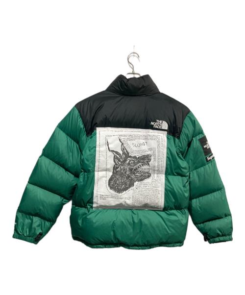 THE NORTH FACE（ザ ノース フェイス）THE NORTH FACE (ザ ノース フェイス) Supreme (シュプリーム) 24AW NUPTSE JACKET/ヌプシダウンジャケット グリーン サイズ:Lの古着・服飾アイテム