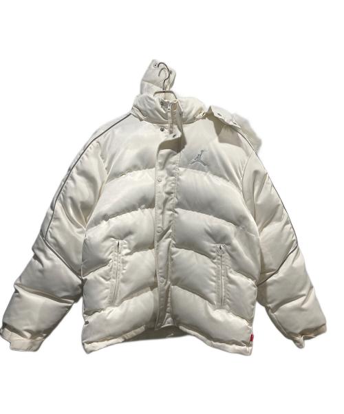 SUPREME（シュプリーム）Supreme (シュプリーム) JORDAN (ジョーダン) 24FWダウンジャケット ホワイト サイズ:Lの古着・服飾アイテム