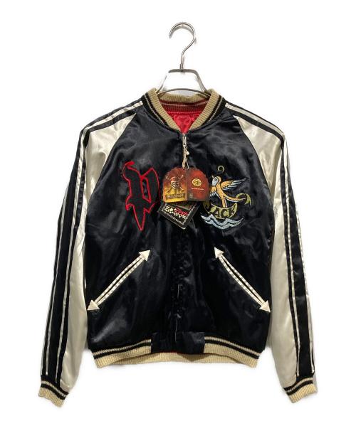 東洋エンタープライズ（トウヨウエンタープライズ）東洋エンタープライズ (トウヨウエンタープライズ) パイレーツ・オブ・カリビアン コラボスカジャン ブラック サイズ:LLの古着・服飾アイテム