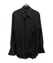 Y's（ワイズ）の古着「シアーブラウス」｜ブラック