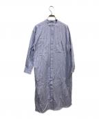 MACKINTOSH PHILOSOPHY×THOMAS MASONマッキントッシュ フィロソフィー×トーマスメイソン）の古着「ストライプシャツワンピース」｜ブルー