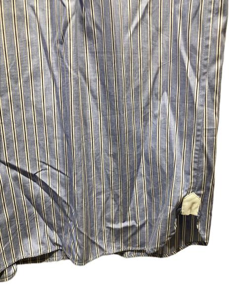 MACKINTOSH PHILOSOPHY（マッキントッシュ フィロソフィー）MACKINTOSH PHILOSOPHY (マッキントッシュ フィロソフィー) THOMAS MASON (トーマスメイソン) ストライプシャツワンピース ブルー サイズ:SIZE38の古着・服飾アイテム