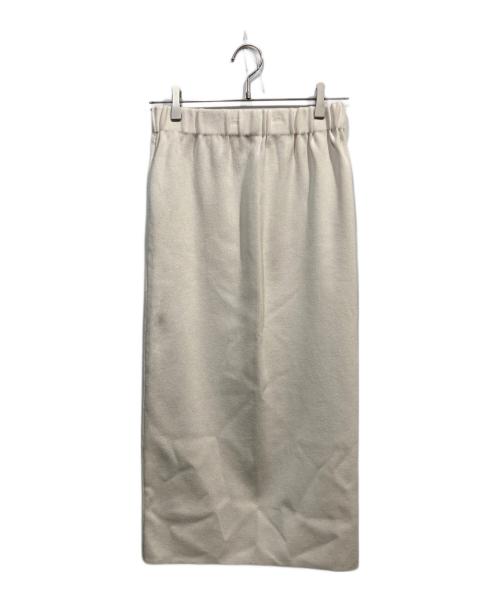 L'appartement（アパルトモン）L'appartement (アパルトモン) ニットスカート ホワイト サイズ:38 未使用品の古着・服飾アイテム