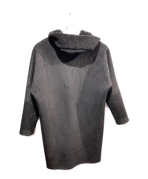 LOU ANDREA（ルーアンドレア）lou andrea (ルーアンドレア) Mouton Fake Food coat ブラック サイズ:Sの古着・服飾アイテム