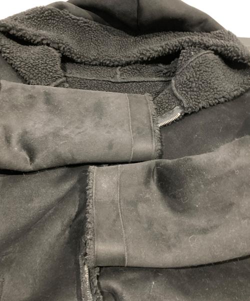 LOU ANDREA（ルーアンドレア）lou andrea (ルーアンドレア) Mouton Fake Food coat ブラック サイズ:Sの古着・服飾アイテム